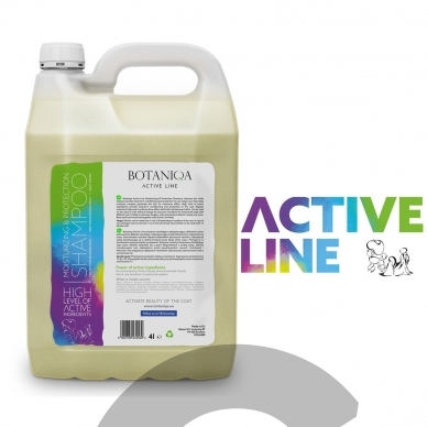 "Botaniqa Active Line Moisturizing & Protection Shampoo" - intensyviai drėkinantis ir regeneruojantis šampūnas 3