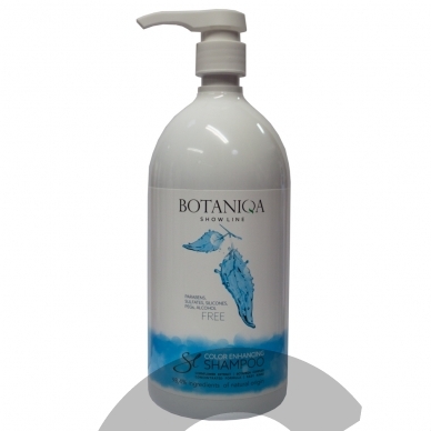 "Botaniqa Show Line Color Enhancing Shampoo" - šviesinantis šampūnas šviesiam ir baltam kailiui 1