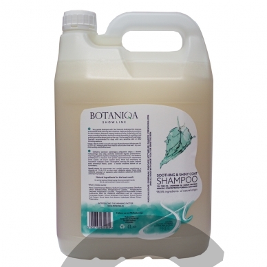 Botaniqa Show Line Soothing&Shiny Coat Shampoo - šampūnas labai jautriai ar sudirgusiai odai 3