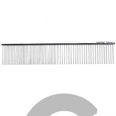 "Show Tech Combi-Comb" šukos - metalinės šukos su mišriais dantų tarpais - Ilgis: 19 cm