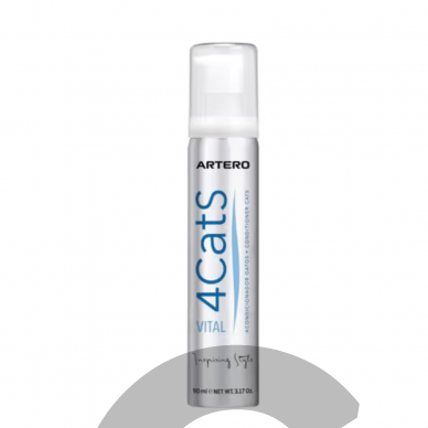 "Aertero 4Cats Vital Conditioner" 90ml - regeneruojantis ir drėkinantis kondicionierius ilgaplaukėms katėms