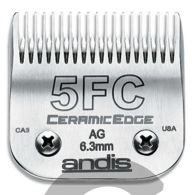 Andis CeramicEdge Nr 5FC - keramikinė kirpimo galvutė  6.3mm