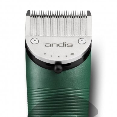 "Andis Vida Cordless Clipper" - belaidė mašinėlė su reguliuojama galvutė, įkraunama per USB-C jungtį 7