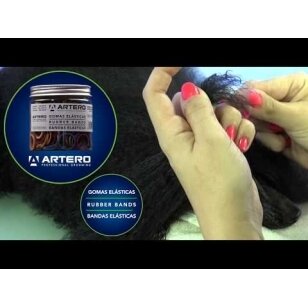 Artero Rubber Bands 500szt. - groomerio latekso gumytės, spalvotos