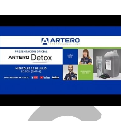 Artero Detox Shampoo - detoksikuojantis šampūnas su aktyvia anglimi 1