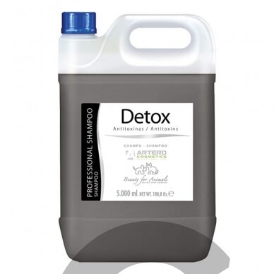 Artero Detox Shampoo - detoksikuojantis šampūnas su aktyvia anglimi