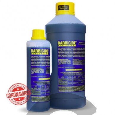 Barbicide - Koncentratas instrumentams ir priedams dezinfekuoti - Talpa: 500 ml