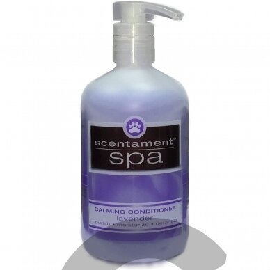 Best Shot Spa Lavender &amp; Aloe Calming Conditioner - Hipoalergiškas, raminantis kondicionierius visų tipų plaukams su organiniu levandų aliejumi ir alaviju. Talpa: 473ml.