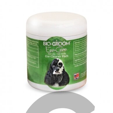 Bio-Groom Ear-Care Pads - medvilniniai tamponai gyvūnų ausų higienai