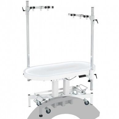 Blovi Comfort Lumix Electric Grooming Table 119,5x61cm - tvirtas ir patogus kirpimo stalas su apšviestu stalviršiu, elektriniu pakėlimu ir dviem atramomis 6