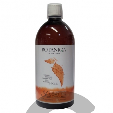 Botaniqa Show Line Deep Conditioning Coat Oil - aliejus kailiui maitinti ir apsaugoti 1