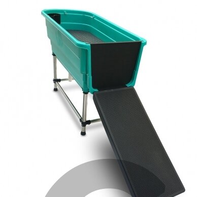 Booster Pet Tub" - patogi vonia su rampa naminiams gyvūnams maudyti 124,5x69,5x90 cm