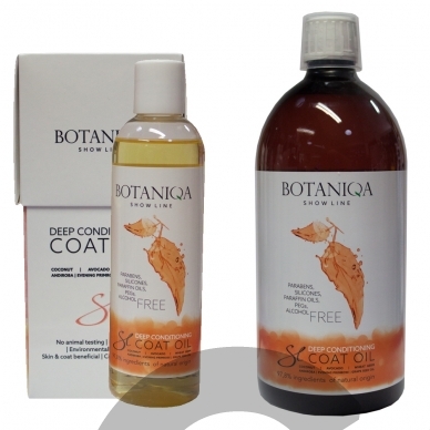 Botaniqa Show Line Deep Conditioning Coat Oil - aliejus kailiui maitinti ir apsaugoti