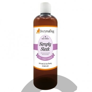 DezynaDog Magic Formula Simply Sleek Conditioner - drėkinamasis kondicionierius vidutinio ir ilgo plauko veislėms