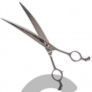 „Ehaso Revolution Curved Scissors“ - profesionalios išlenktos žirklės, pagamintos iš aukščiausios kokybės, kieto japoniško plieno, 23 cm - 8,5 colio. 1