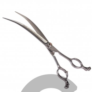 „Ehaso Revolution Super Curve Scissor 8“- profesionalios ypač išlenktos žirklės (30 ° kampu), pagamintos iš aukščiausios kokybės kieto japoniško plieno. 1