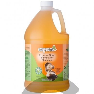 "Espree Extreme Odor Eliminating Shampoo" - kvapus naikinantis šampūnas šunims ir katėms - 3,8 l