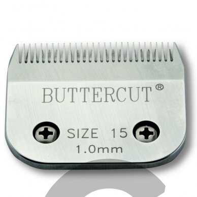 Geib Buttercut Blade SS nr 15 Nerūdijančio plieno kirpimo galvutė, kirpimo ilgis 1mm