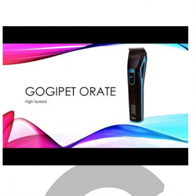 GogiPet® Orate Aukšto Greičio - Belaidė Hibridinė Gyvūnų Kirpimo Mašinėlė 10