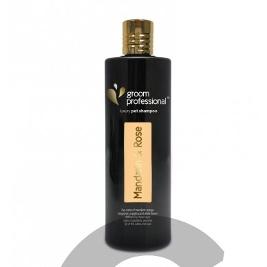 Groom Professional Mandarin & Rose Luxury Shampoo - prabangus šampūnas su mandarino ir rožių kvapų atspalviu. Talpa: 450ml