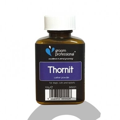 Groom Professional Thornit Ear Powder - gydomieji milteliai, apsaugantys nuo ausų, odos ir išangės infekcijos