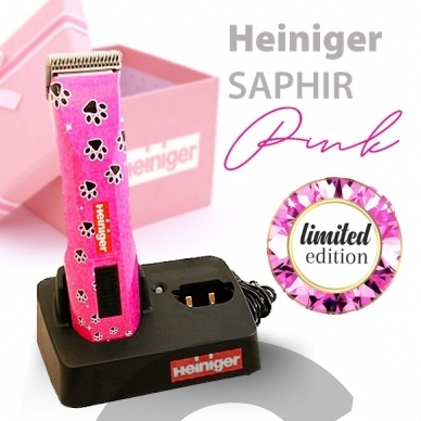 Heiniger Saphir Pink Limited Edition belaidė mašinėlė 5