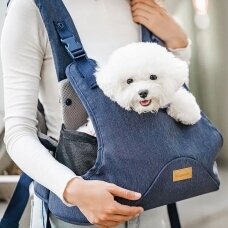 "Hug Pack Dog Sling Carrier" - mažų šunų nešioklė