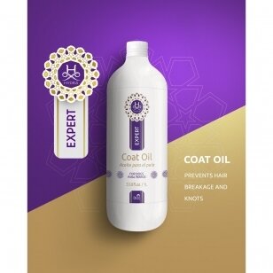 "Hydra Expert Coat Oil", 1000 ml - kačių ir šunų kailio apsauginis aliejus