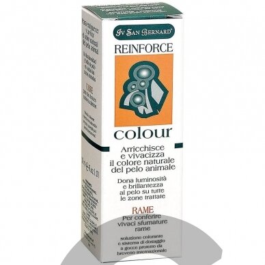 Iv San bernard Reinforce Copper 30ml - pigmentinis tirpalas vario ir raudoniems kailio atspalviams paryškinti