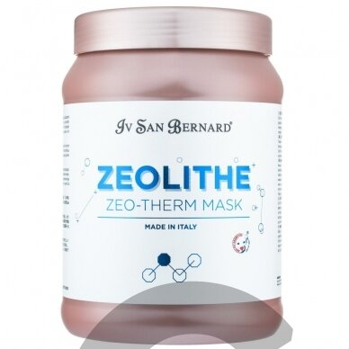 Iv San Bernard Zeolithe Zeo-Therm Mask 1L - высокоувлажняющая, антиоксидантная маска для всех типов шерсти, с мочевиной, цеолитом, маслом сладкого миндаля, маслом ши