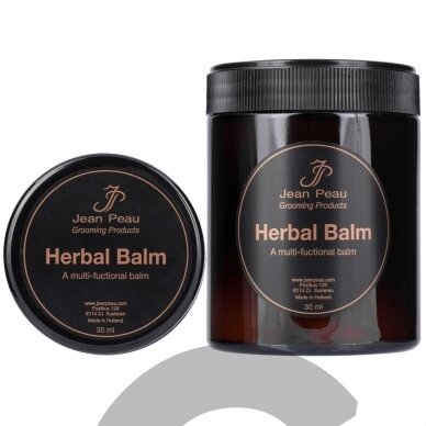 Jean Peau Herbal Balm - daugiafunkcinis gydomasis balzamas šunų odai ir kailiui su žolelėmis ir bičių vašku