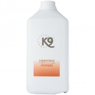 K9 Copperness Shampoo - šampūnas rudiems ir raudoniems plaukams - talpa: 2,7 l