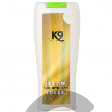 "K9 High Rise Volumizing Shampoo" - švelnus apimties suteikiantis šampūnas šunims ir katėms, koncentratas 1:10 1