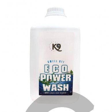 "K9 Eco Power Wash" - skalbimo skystis pašalina nemalonius kvapus - talpa: 2,7 l