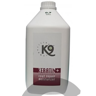 K9 Keratin+ Coat Repair Moisturizer - regeneruojantis ir drėkinantis purškiklis,kondicionierius - talpa: 2,7 l