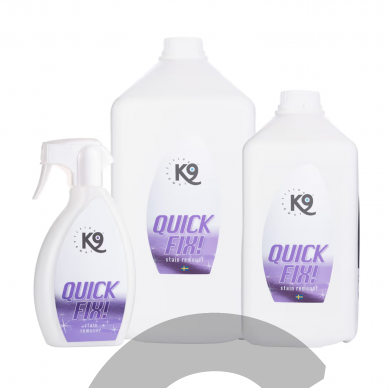 K9 Quick Fix Stain Remover - sausas šampūnas baltiems ir šviesiems šunų ir arklių plaukams