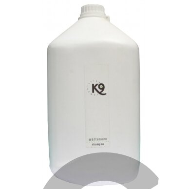 K9 Whiteness Shampoo - šampūnas baltam kailiui - talpa: 5,7L