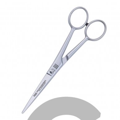 KR Witte Professional Scissors P600 - tiesios žirklės su vienpusiu mikro pjūviu 6"