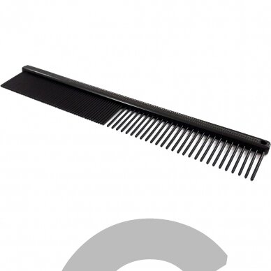 "Madan Professional Antistatic Facial Comb" 13 см - профессиональная, прочная мини-расческа с антистатическим покрытием и смешанным расстоянием между зубьями 50/50. 4