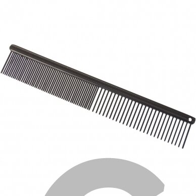 "Madan Professional Antistatic Facial Comb" 13 см - профессиональная, прочная мини-расческа с антистатическим покрытием и смешанным расстоянием между зубьями 50/50.