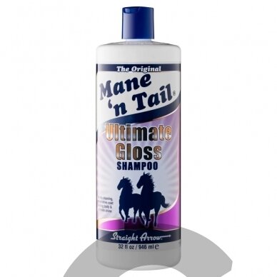 "Mane'n Tail Ultimate Gloss Shampoo" - šampūnas su blizgesiu šunims, katėms ir žirgams, koncentratas 946ml