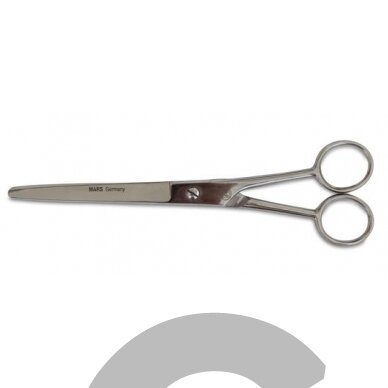 Mars Polished Curved Scissors 7,5 - profesionalios lenktos žirklės, pagamintos iš poliruoto nerūdijančio plieno 2