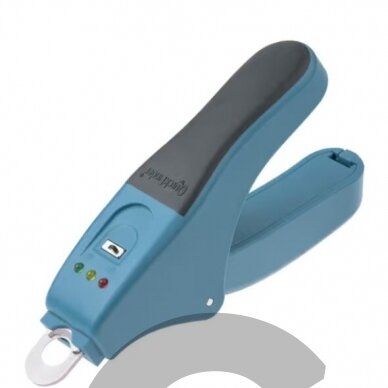 "Miracle Care QuickFinder Claw Trimmer Blue" - vidutinio ilgio šunų nagų žirklutės su saugos jutikliu, apsaugančiu nuo per trumpo kirpimo, mėlynos.