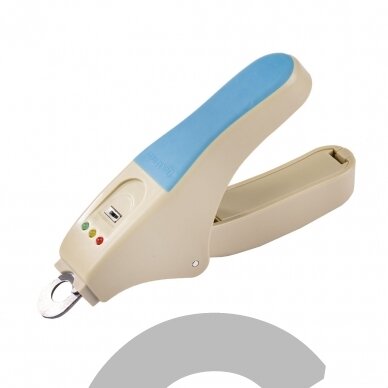 "Miracle Care QuickFinder Claw Trimmer Blue" - vidutinio ilgio šunų nagų žirklutės su saugos jutikliu, apsaugančiu nuo per trumpo kirpimo, mėlynos. 1