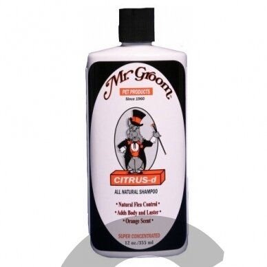 Mr Groom Citrus Shampoo - натуральный шампунь от блох для собак, с эфирными маслами, алоэ вера и кокосовым маслом 2