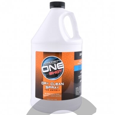 One Shot Dry Clean Spray Shampoo - profesionalus sausas šampūnas gyvūnams, naikinantis nemalonius kvapus