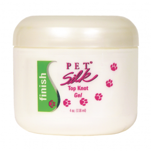 "Pet Silk Top Knot Gel" 118 ml - profesionalus gelis plaukams ir šukuosenai modeliuoti, formuoti ir šukuoti