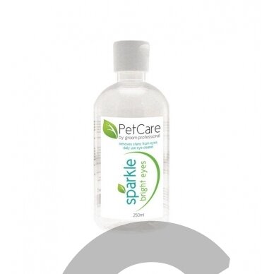 Pet Care Sparkle Bright Eyes 250ml - priemonė pašalinanti pakitusią spalvą aplink akis