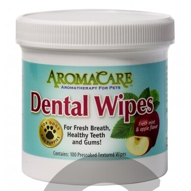 PPP AromaCare Dental wipes 100szt - dantų valymo servetėlės 100 vnt.