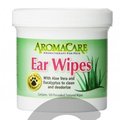 PPP Ear Wipes AromaCare 100 - patogūs ausų valymo servetėlės 100vnt.